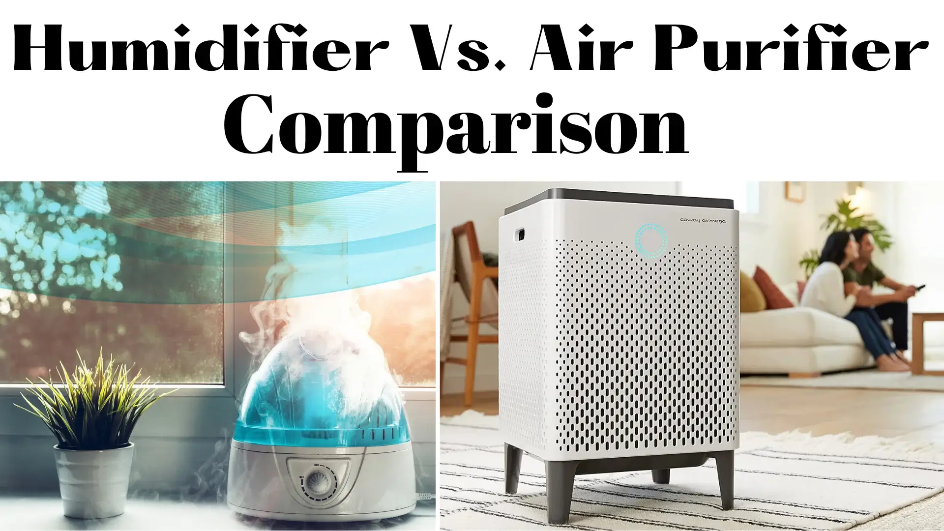 .Air Purifier Vs. Humidifier / 1 Perfect Detailed Comparison
